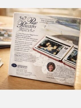 Creative Memories 5x7 Scrapbook Page Protectors Refill Clear Poly Retired NEW